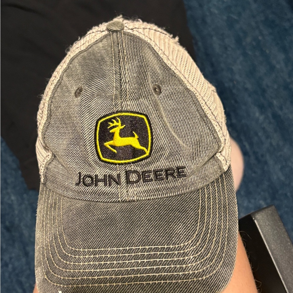 John Deere Gray Cap